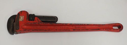 CRAFTSMAN PIPE WRENCH 24&#034; HEAVY DUTY MADE IN USA # 55674 GREAT CONDITION