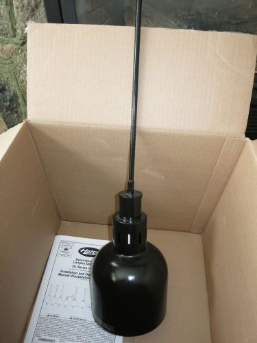 New Hatco Track Heat Lamp. Black Color. Model. DLH-750-STR. w/ Switch &amp; Manual