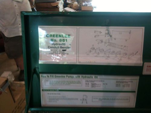 Greenlee 881 Bender