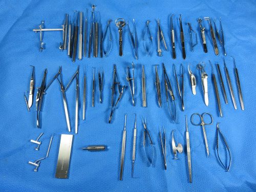 Weck, Sklar Eye Surgery Ophthalmic Instrument Set (54 Pieces) Tray #11