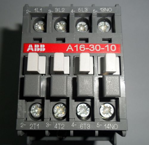 New abb contactor a16-30-10 (1sbl181001r8010) 220-230v 50hz. eu seller for sale