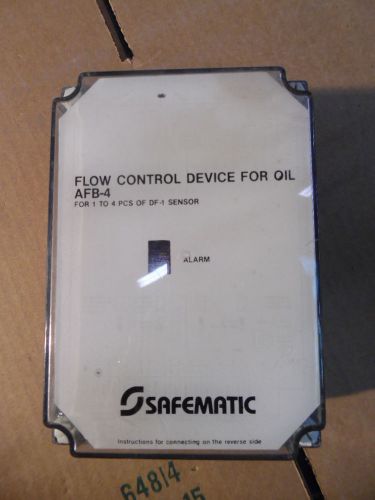 SAFEMATIC FLOW CONTROL DEVICE FOR OIL, AFB-4, 14056, NEW