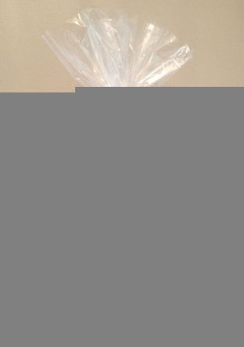 2 mil gusseted polyethylene bags 8&#034; x 4&#034; x 18&#034; clear poly gift basket  qty 50 l for sale