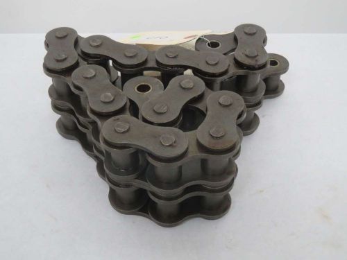 TSUBAKI RS120-2 COTTERED DOUBLE STRANDS 1-1/2 IN 2FT ROLLER CHAIN B366791