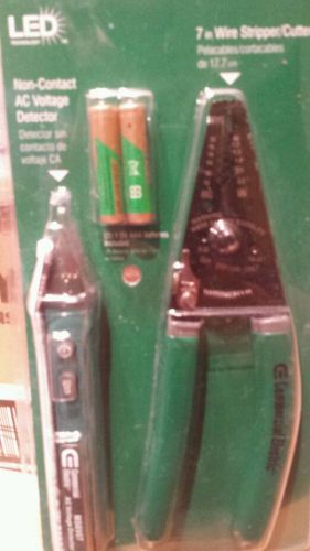 Electrician tools wire strippers voltage tester