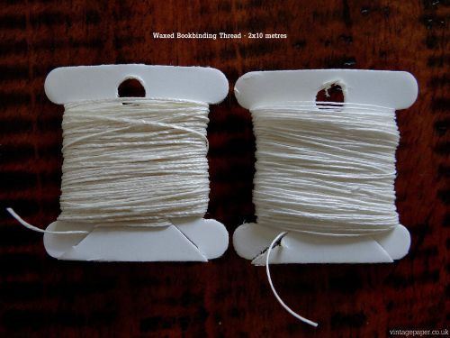 Waxed Bookbinding Thread - Heavyweight (18/3) x 20 metres.