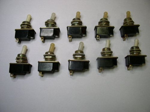 Military russian toggle switch spst on-off (black casing). nos. # 10 for sale