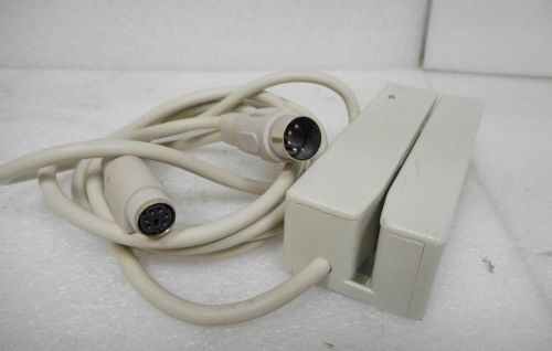Magtek white magnetic card reader 5 pin din connector for sale