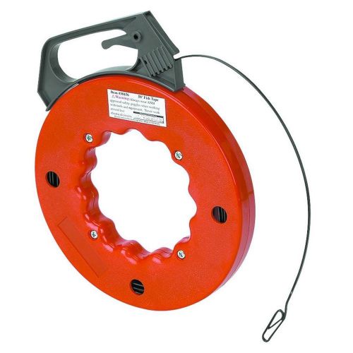 #7657  new professional 50 ft. fish tape electric snake cable puller for sale