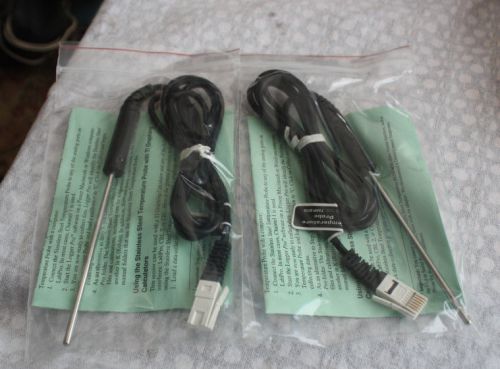2 Stainless Steel Temperature Probes TMP-BTA for Vernier Labpro and CBL 2