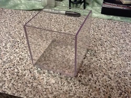 Plexiglass Display Cube Good For Display Or Arts And Crafts