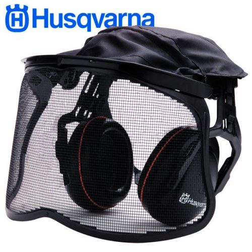 Genuine Husqvarna 505665358 Hearing Protector With Mesh Visor  Authorized Dealer