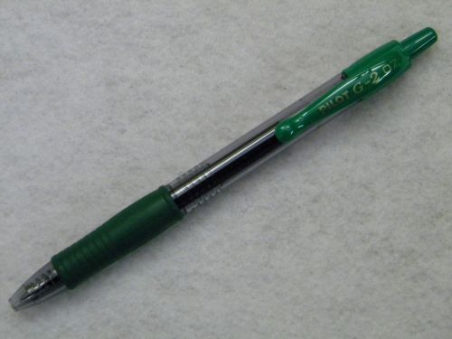 Pilot g2 gel ink kelly green fine .7 roller ball ink pen free ship on added pens for sale