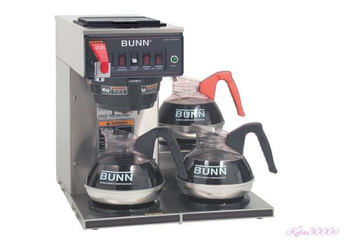 New Bunn CWTF15 Automatic Commercial Coffee Brewer with 3 Lower Warmers