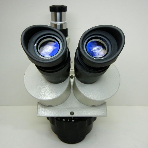 PARCO EM Stereo Zoom Trinocular Microscope Meiji SWF20X Max Mag 90X JAPAN #28
