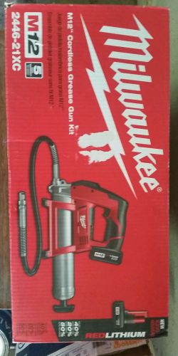 Milwaukee 2446-21xc m12 grease gun kit w/1 xc bat for sale