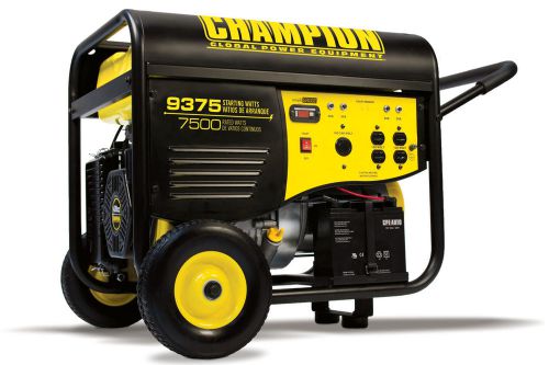 New Champion 9375 watt Gas Portable Gasoline Generator-Electric Start-P/U ONLY!