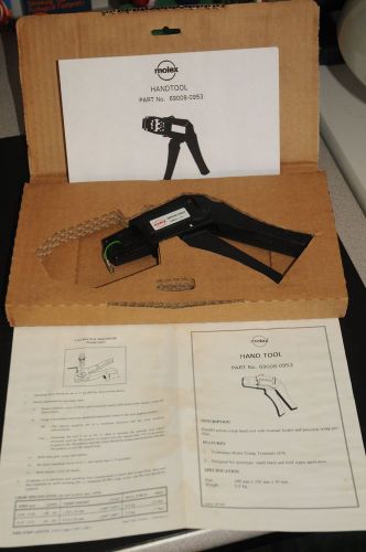 Vintage Molex Hand Tool Crimper Part No. 69008-0953 Terminates Crimp 2478 MINT