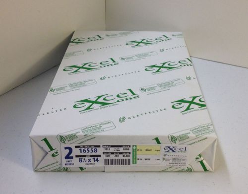 8.5x14 - 2 part carbonless paper 1 reams = 250 sets - glatfelter excel ncr paper for sale