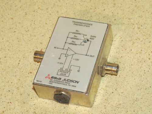 EG&amp;G JUDSON TRANSIMPEDANCE PREAMPLIFIER (JU11)