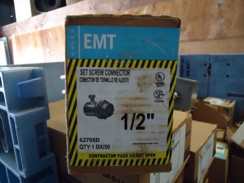 Emt set screw connector 1/2&#034; for sale
