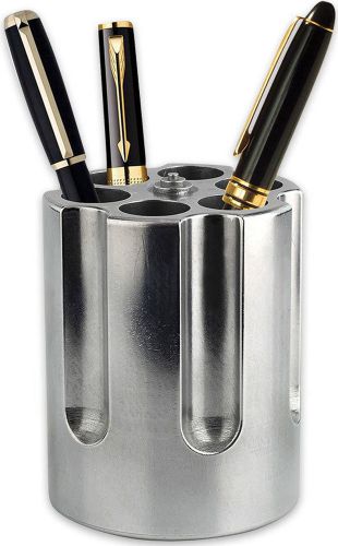 Replica colt gun revolver cylinder pen pencil holder .50 caliber bullet ammo toy for sale