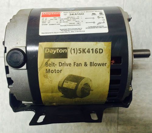 Dayton electric motor - 5k416d, 1/2 hp, 1725 rpm, 1 ph, fr 56 for sale
