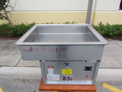 Atlas metal wcm-2 two pan size refrigerated cold food drop-in unit for sale