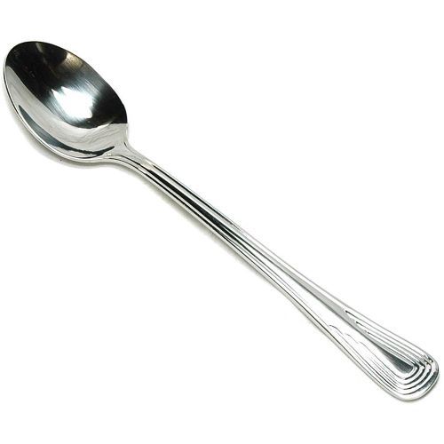 Carmen Iced Tea Spoon 1 Dozen Count Stainless Steel Silverware Flatware