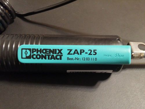 NEW, Never Used Phoenix Contact Pneumatic crimping tool - ZAP 25 - 1203110