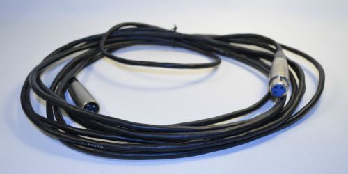 3 Pin Female and Male Plus Wire Microphone Audio Cable Extension 20&#039;
