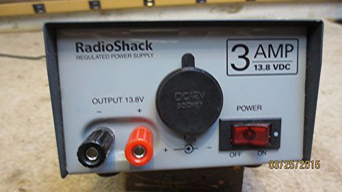 RADIO SHACK Model 22-504 Regulated 13.8 VDC 3 Amp Power Supply