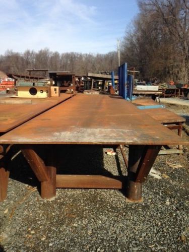 Steel  Plate Welding/Work Bench Table Top 3/4&#034; Thick 5&#039; X 20&#039; X 34&#034;