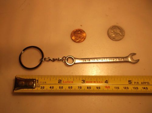 Vintage genuine real craftsmen v wrench rare keyring metal dad gift keychain for sale