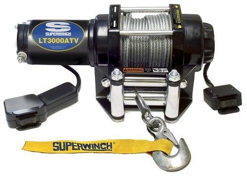 Superwinch 1130220 lt3000atv 12 vdc winch 3,000lbs/1360kg with roller fairlea... for sale