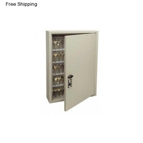 Push Button Lock Box 120 Keys Storage Steel Cabinet Wall Mount Valet Holder Safe