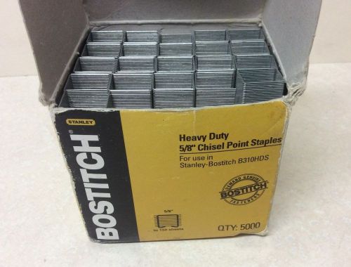 Lot of 4200 Stanley Bostitch Heavy Duty Chisel Point Staples 5/8&#034;    (D-38)