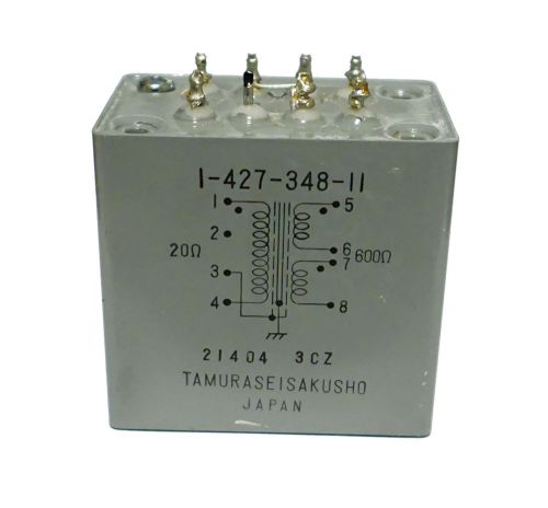 Tamura High End Audio Transformer 20? : 600? Split , 1-427-348-11, Japan