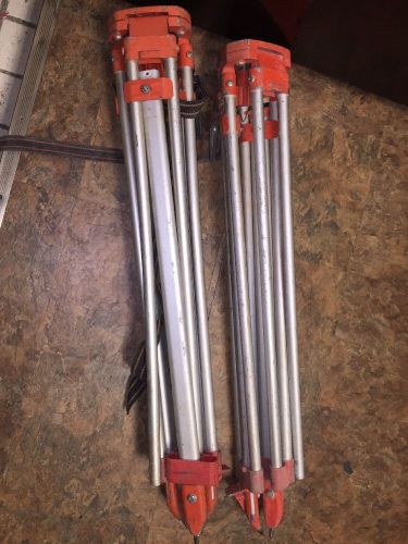 lot of 2 CST BERGER ALUMINUM TRIPOD/TRANSIT