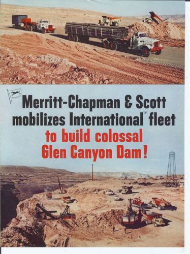 Original International 4 Page Ad -  Merritt-Chapman &amp; Scott - Glen Canyon Dam