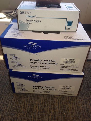 Patterson Disposable Prophy Angles Lot Of 750 Individually Wrapped
