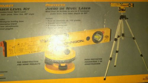 Johnson project laser level kit for sale