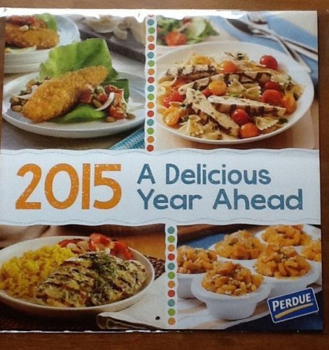 2015 PURDUE CHICKEN Advertising Wall Calendar with RECIPES NEW