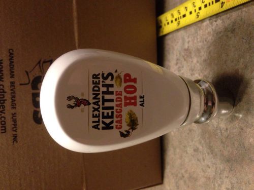 alexander keiths cascade hops beer tap handle