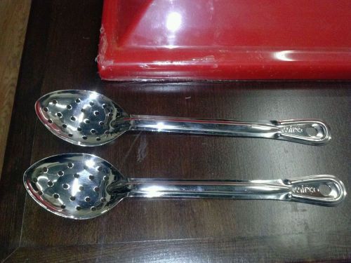 Basting spoon, 13&#034;, perforated (  lot of 2 ) for sale