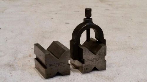 Starrett no. 278 toolmakers  v-blocks with clamp for sale