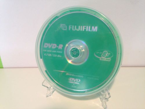 Fujifilm DVD-R Blank Recordable CD Discs - 4.7 GB, 120 min, up to 8x write speed