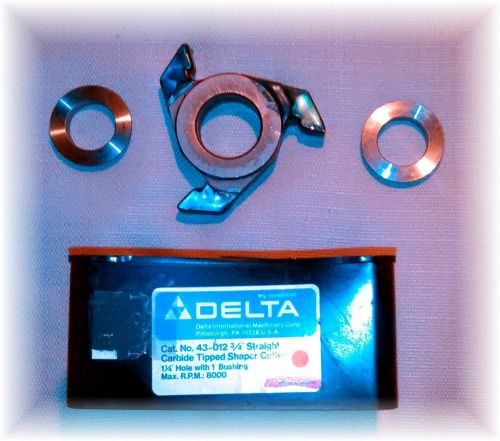 Shaper cutter bit (delta) brand new in the box  cat no.  43-012 for sale