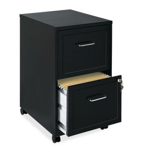 18 inch  2-Drawer Mobile File Cabinet,Smooth suspension  three-quarter drawers