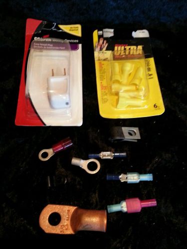 14 new pieces: wire nuts, easy install plug &amp; more wire connectors handyman elec for sale